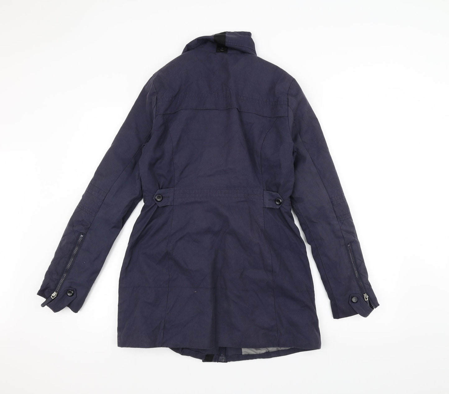 Womens UK Size 8 NEXT Blue Pea Coat
