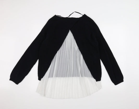 Atmosphere Womens Black  Knit Pullover Jumper Size 12