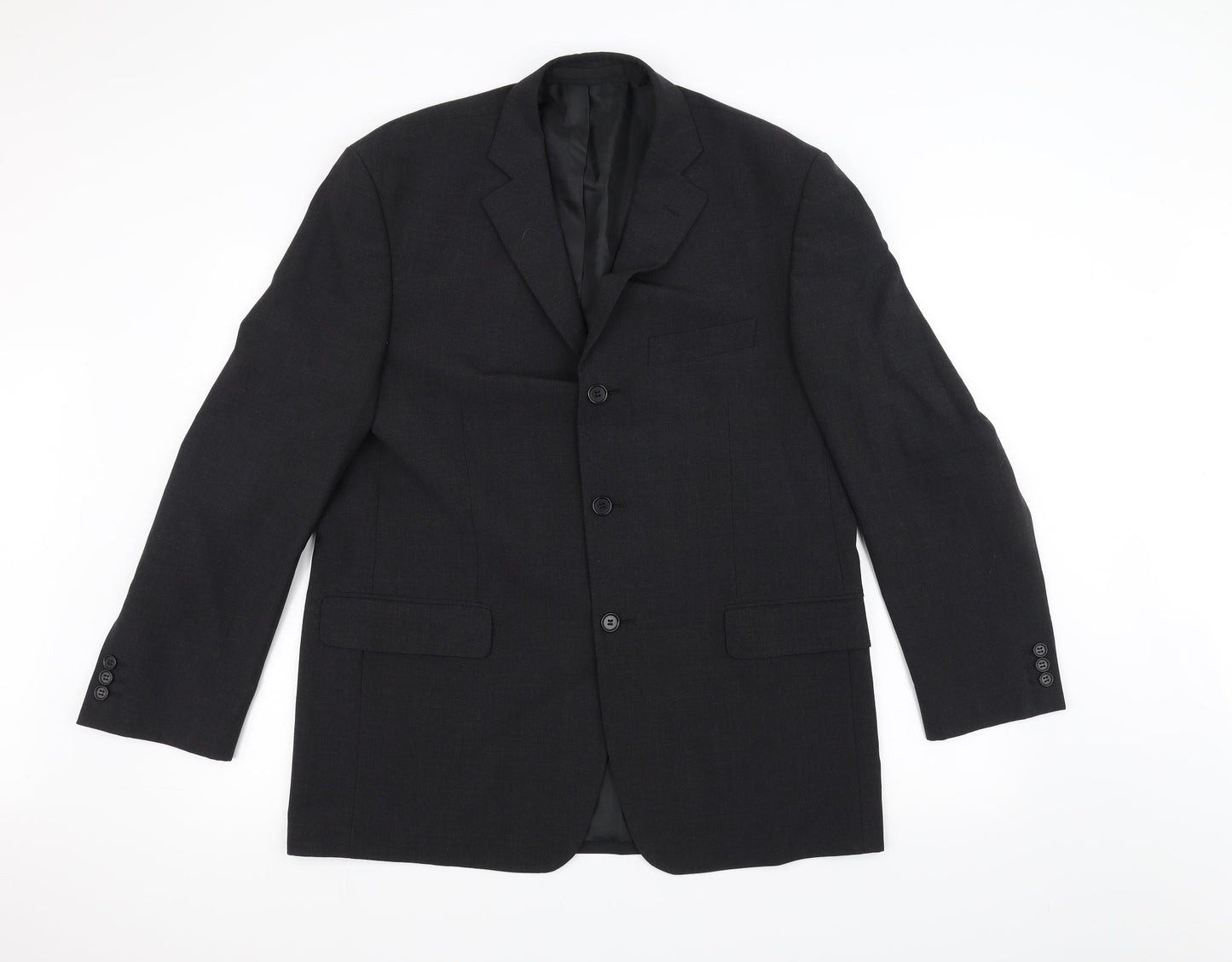 Mens UK Size 36 Marks and Spencer Regular Black Suit Jacket