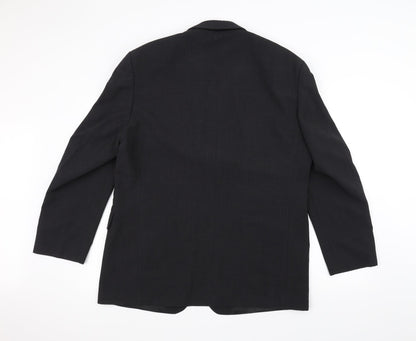 Mens UK Size 36 Marks and Spencer Regular Black Suit Jacket