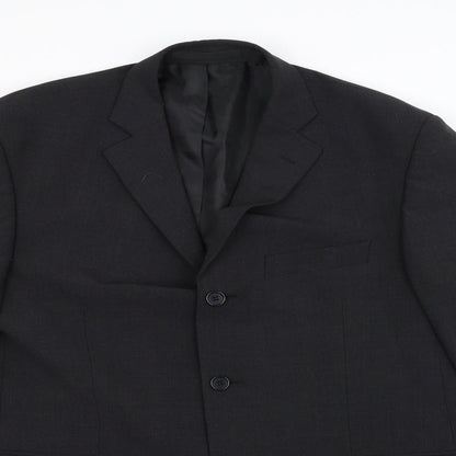 Mens UK Size 36 Marks and Spencer Regular Black Suit Jacket