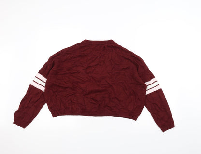 6ixty 8ight Womens Red   Pullover Jumper Size S