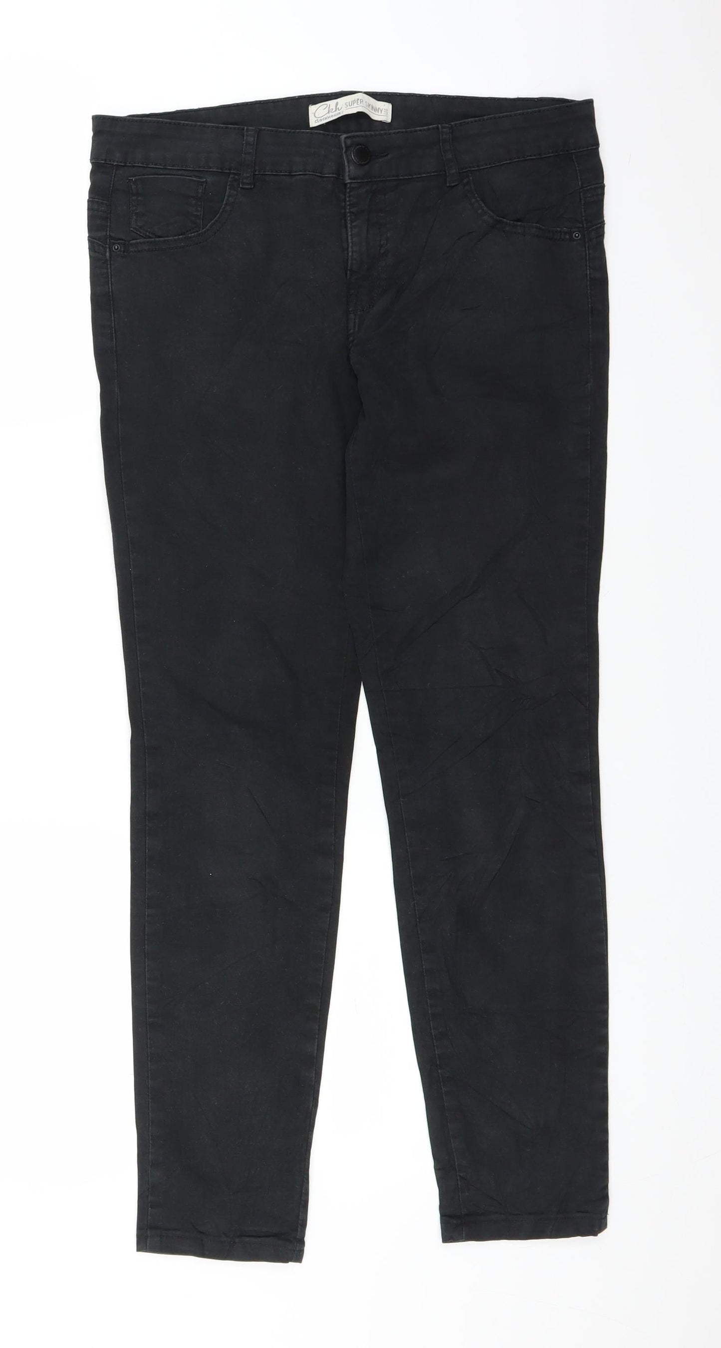 Clockhouse Womens Black   Skinny Jeans Size 32 in L26 in