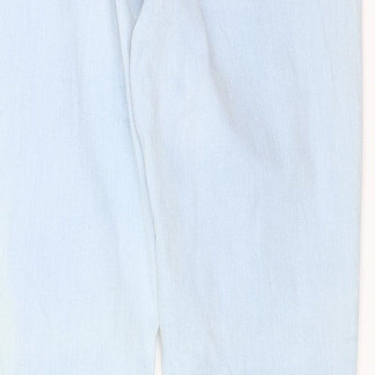 Womens UK Size 14 Preworn Regular Fit Straight Blue Jeans