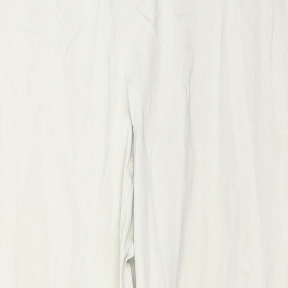 Delta Burke Womens Ivory   Trousers  Size 34 in L28 in
