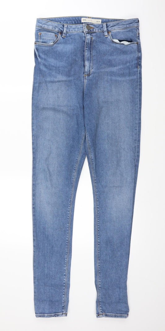 ASOS Womens Blue  Denim Straight Jeans Size 32 in L32 in