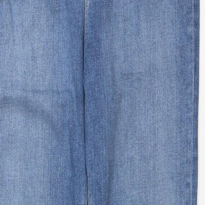 ASOS Womens Blue  Denim Straight Jeans Size 32 in L32 in