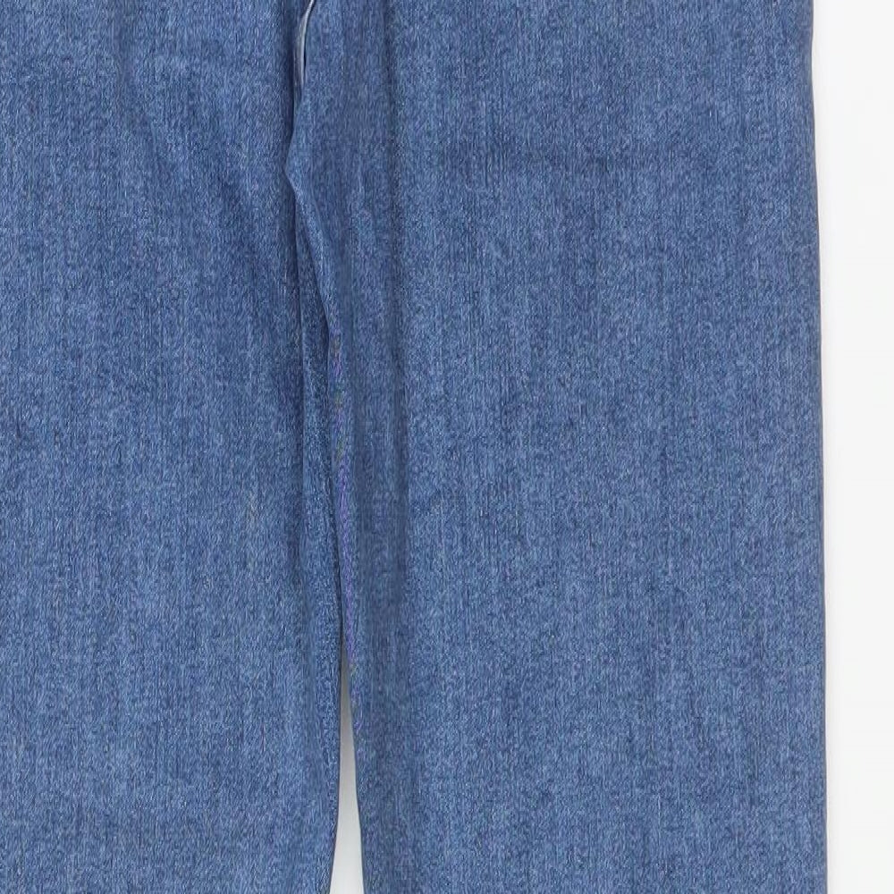 ASOS Womens Blue  Denim Straight Jeans Size 32 in L32 in