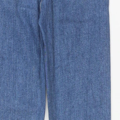 ASOS Womens Blue  Denim Straight Jeans Size 32 in L32 in