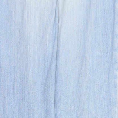 Womens UK Size 35 in Pieces Regular Fit Straight Blue Jeans