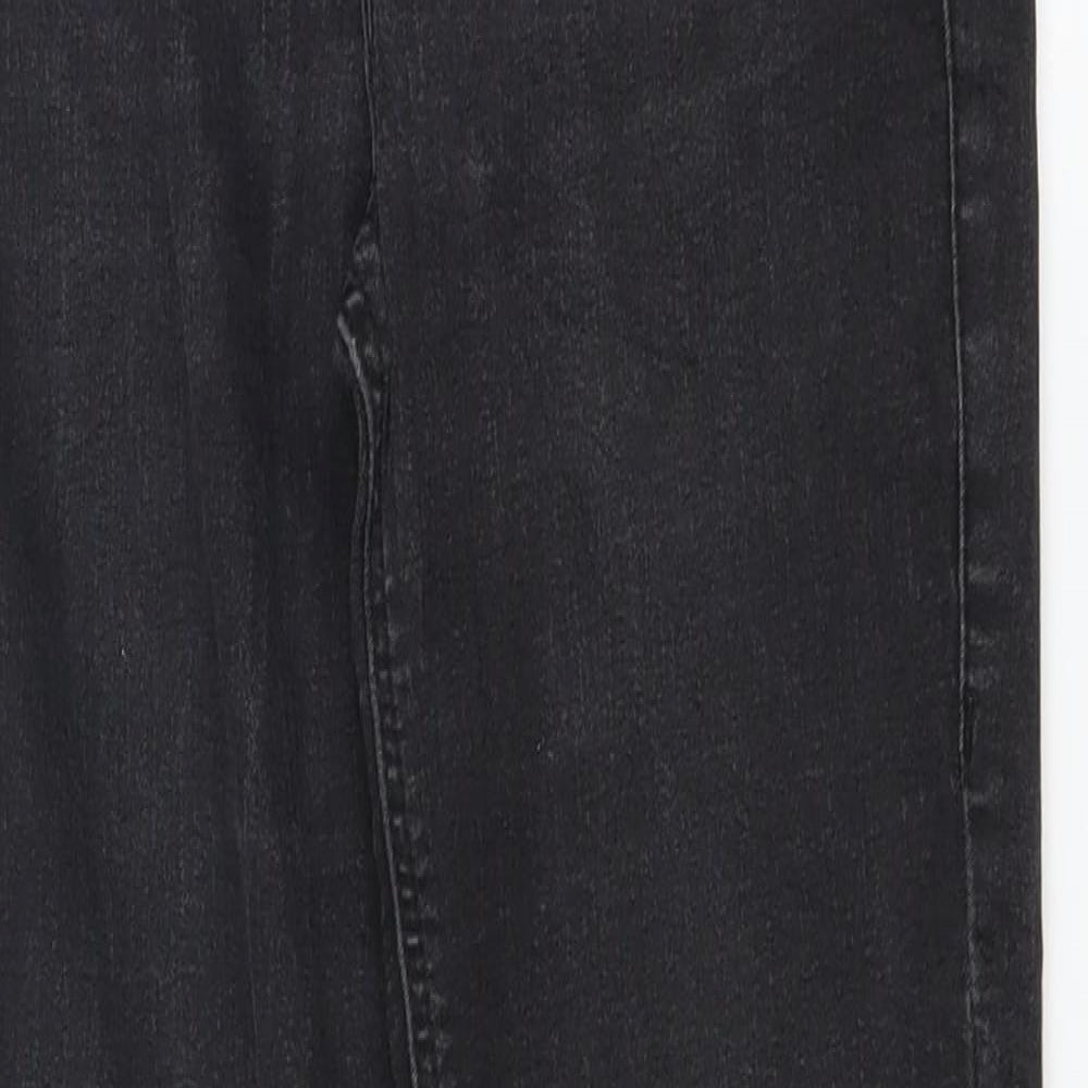 Topshop Womens Black  Denim Skinny Jeans Size 23 in L27 in