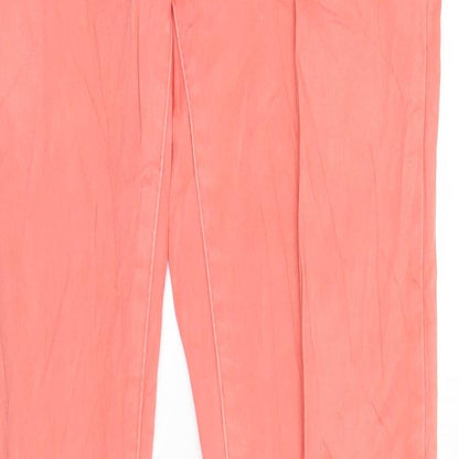 Womens UK Size 29 in Reals Jeans Regular Fit Straight Pink Jeans