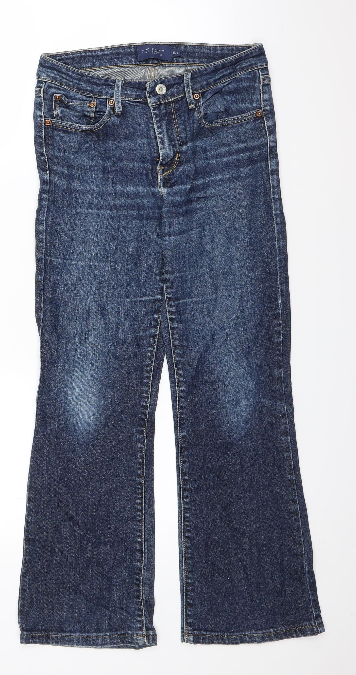 Demi Curve Womens Blue  Denim Bootcut Jeans Size 28 in L25.5 in