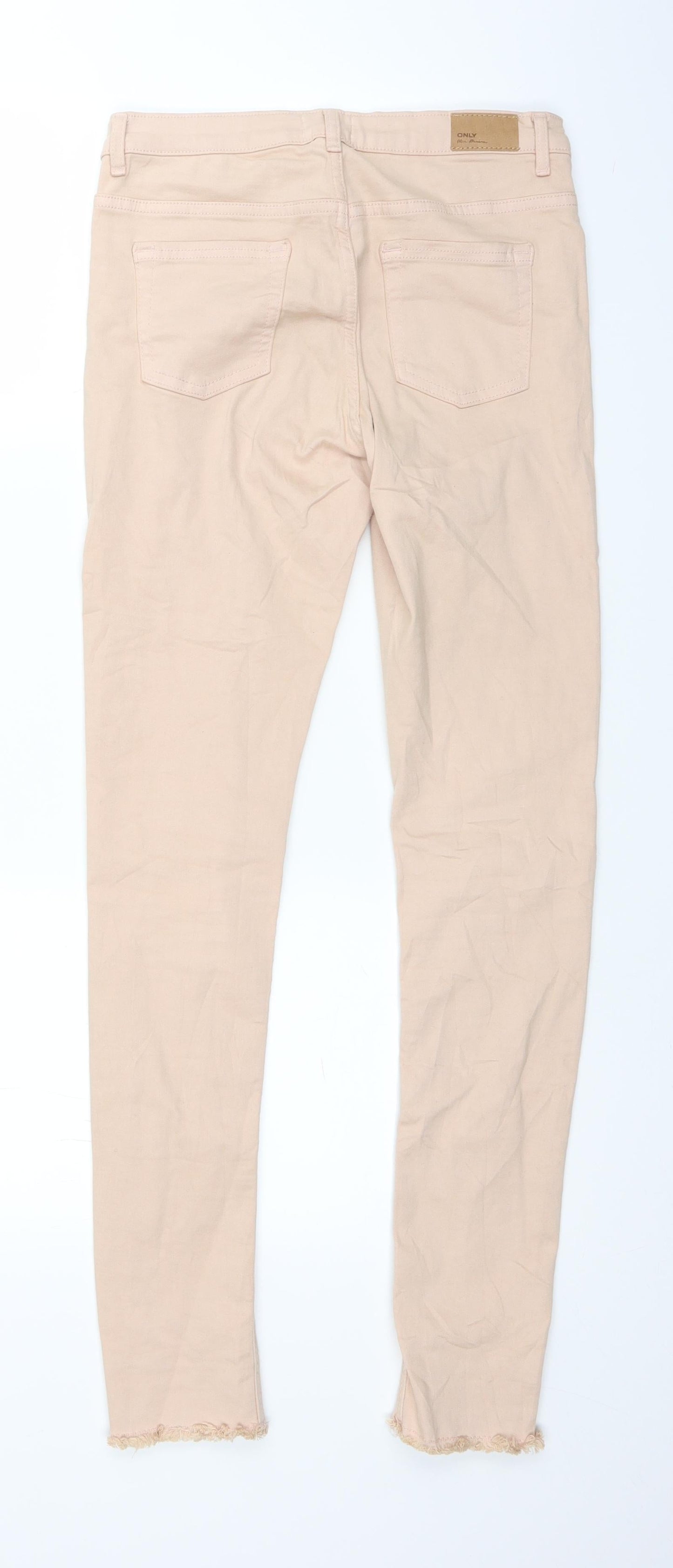 Only Girls Beige  Denim Straight Jeans Size 14 Years