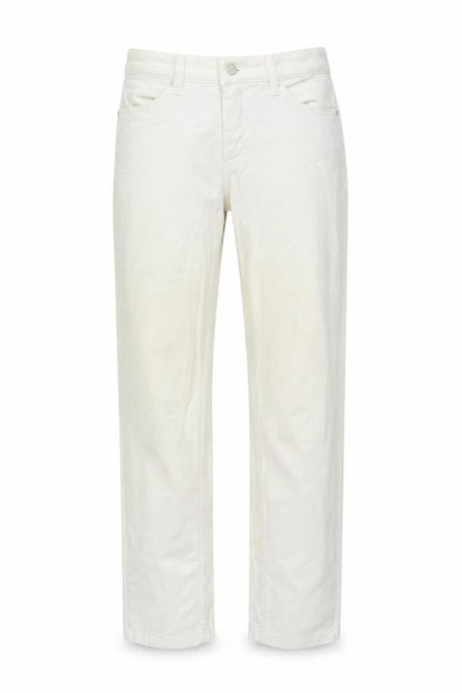 Womens UK Size 27 in Mac Regular Fit Straight White Jeans