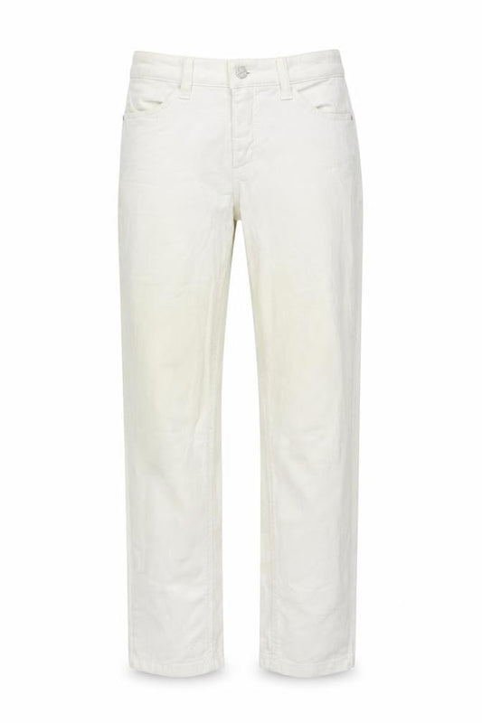 Womens UK Size 27 in Mac Regular Fit Straight White Jeans