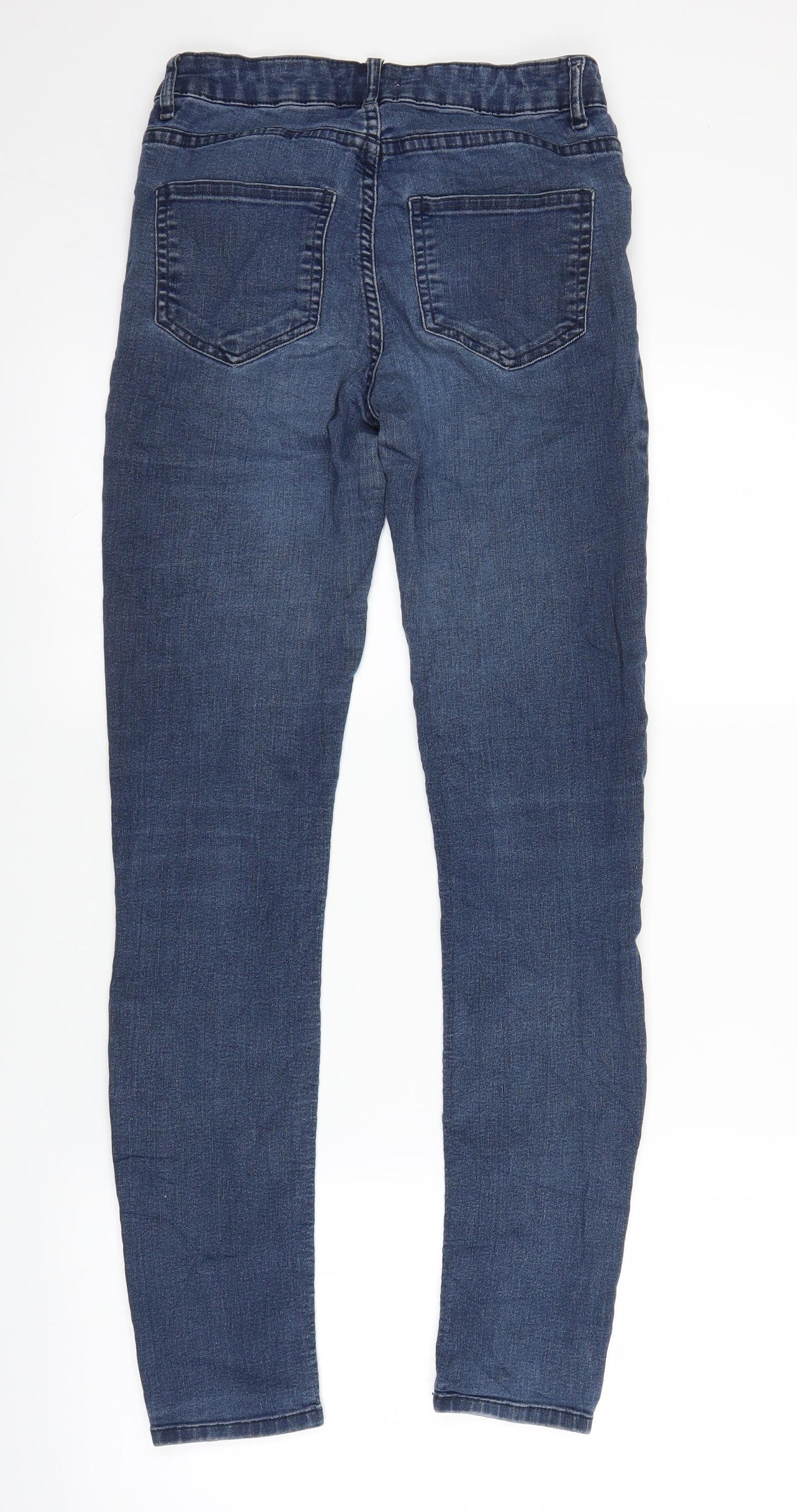 Womens UK Size 26 in H&M Regular Fit Straight Blue Jeans