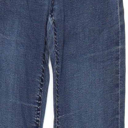 Womens UK Size 26 in H&M Regular Fit Straight Blue Jeans