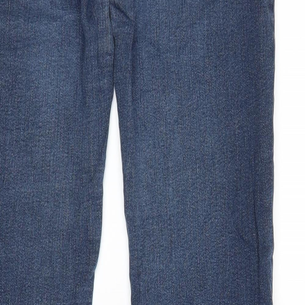 Womens UK Size 26 in H&M Regular Fit Straight Blue Jeans
