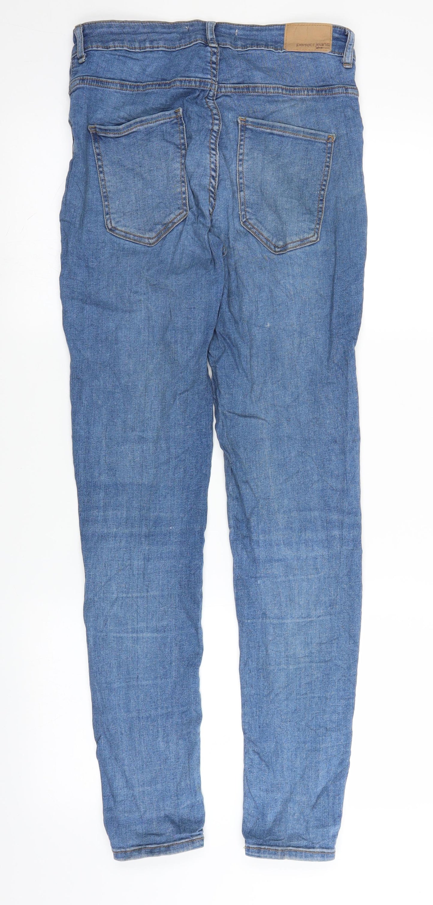 Womens UK Size L Molly Regular Fit Straight Blue Jeans