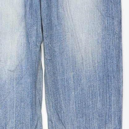 Rainbow Womens Blue  Denim Straight Jeans Size 14 L30 in