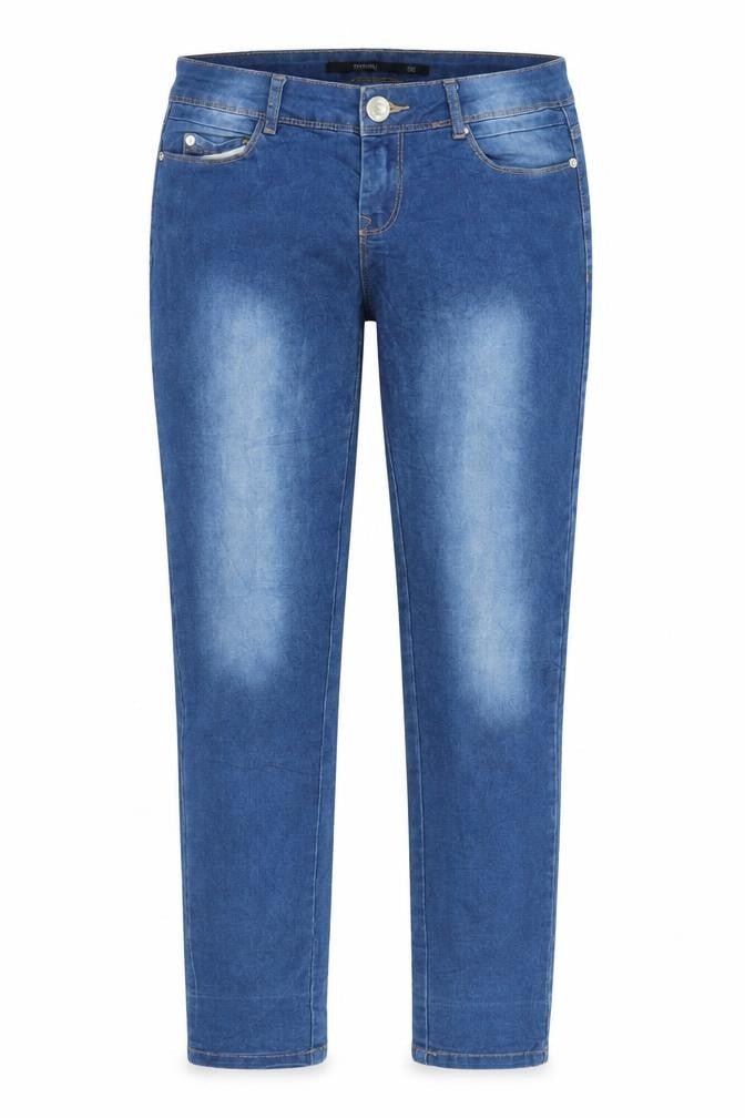 Womens UK Size 8 Sinsay Regular Fit Straight Blue Jeans
