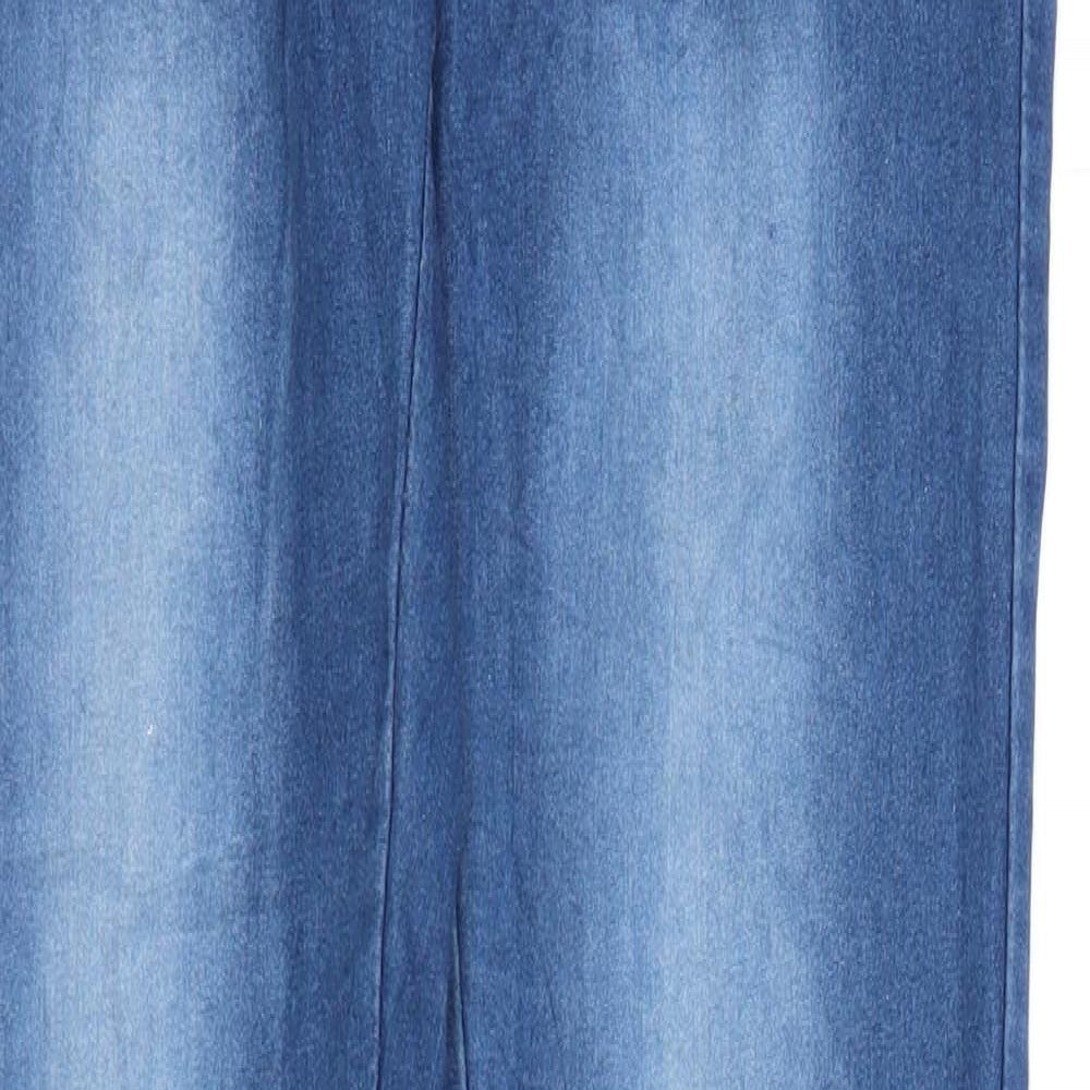 Womens UK Size 8 Sinsay Regular Fit Straight Blue Jeans