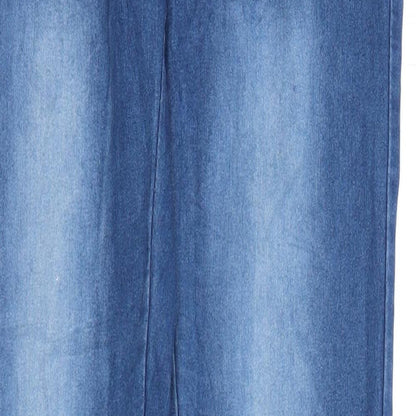 Womens UK Size 8 Sinsay Regular Fit Straight Blue Jeans