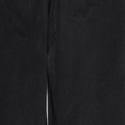 H&M Womens Black  Denim Straight Jeans Size 12 L29 in - highrib