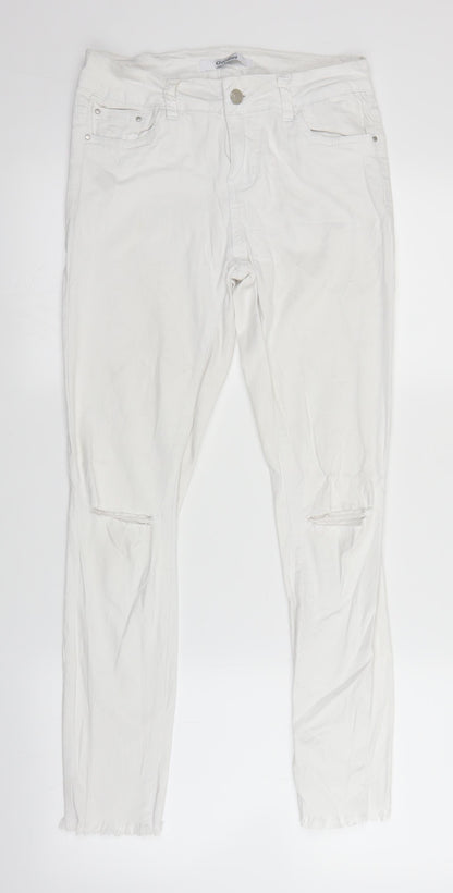 Goodies Womens White  Denim Straight Jeans Size 10 L27 in