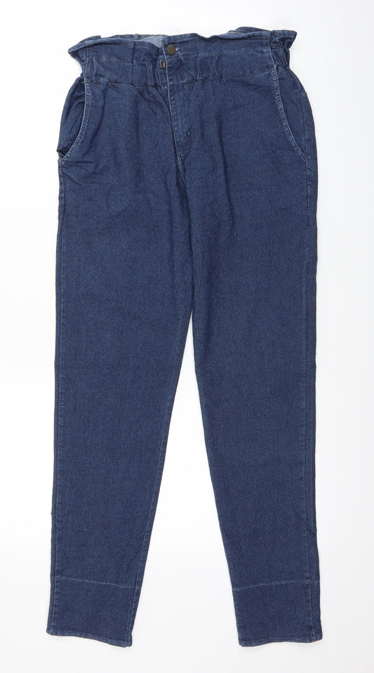 Womens UK Size 28 in Preworn Regular Fit  Black Trousers