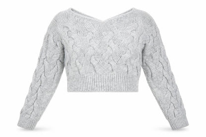 Cameo Womens Grey  Knit Pullover Jumper Size M