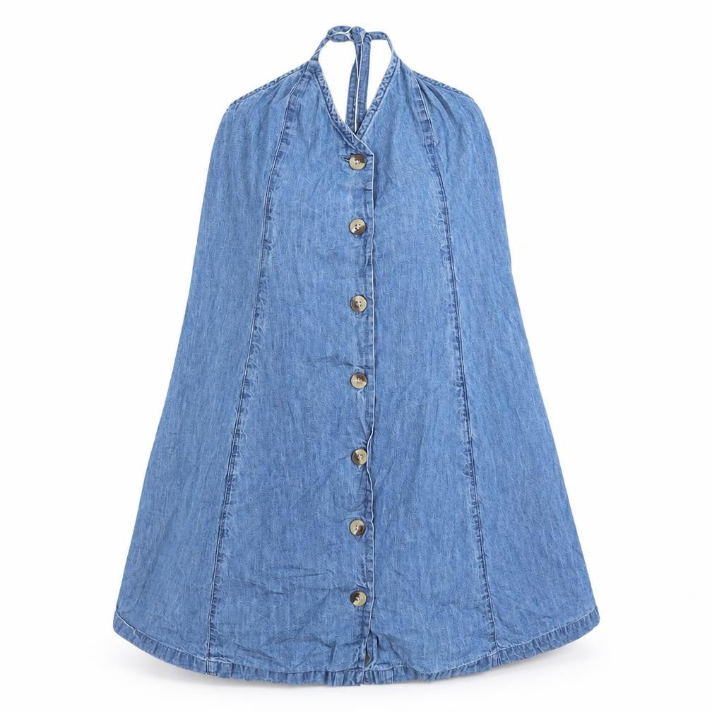 Womens UK Size 4 ASOS Blue Basic Blouse