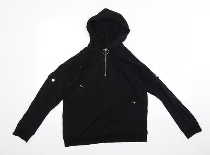 Select Womens Black   Pullover Hoodie Size 8