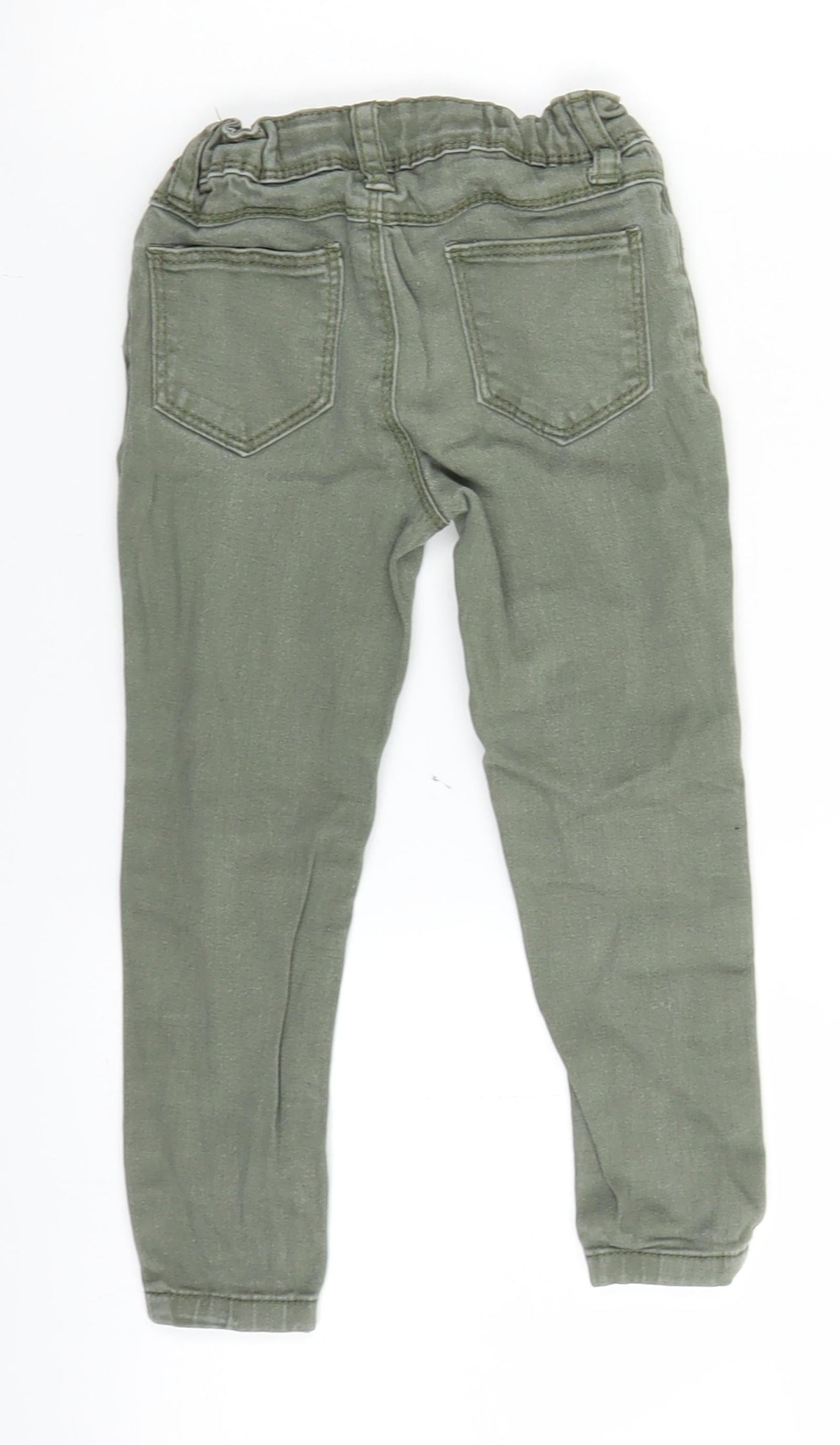 Denim & Co. Boys Green  Denim Skinny Jeans Size 2-3 Years