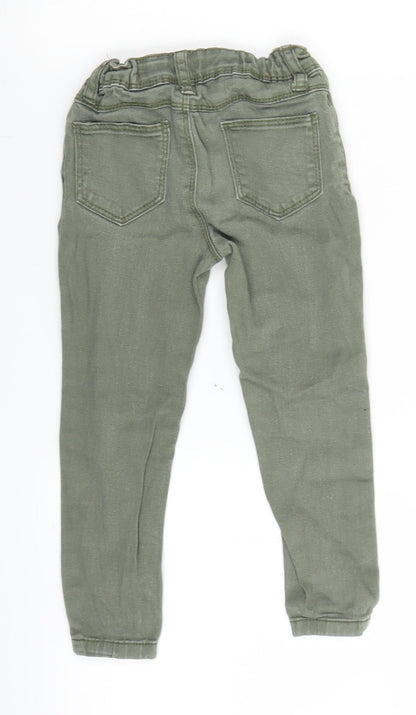 Denim & Co. Boys Green  Denim Skinny Jeans Size 2-3 Years