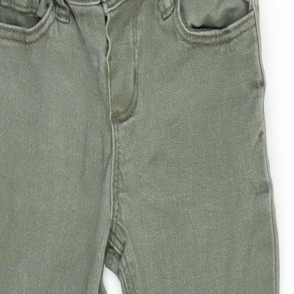 Denim & Co. Boys Green  Denim Skinny Jeans Size 2-3 Years