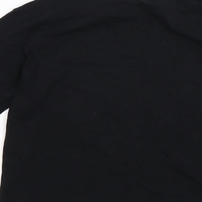 George Boys Black   Basic T-Shirt Size 8-9 Years  - Game squad