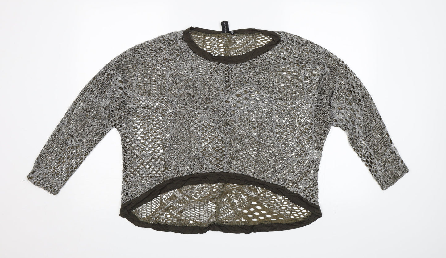 Izabel Womens Green   Basic Blouse Size 8