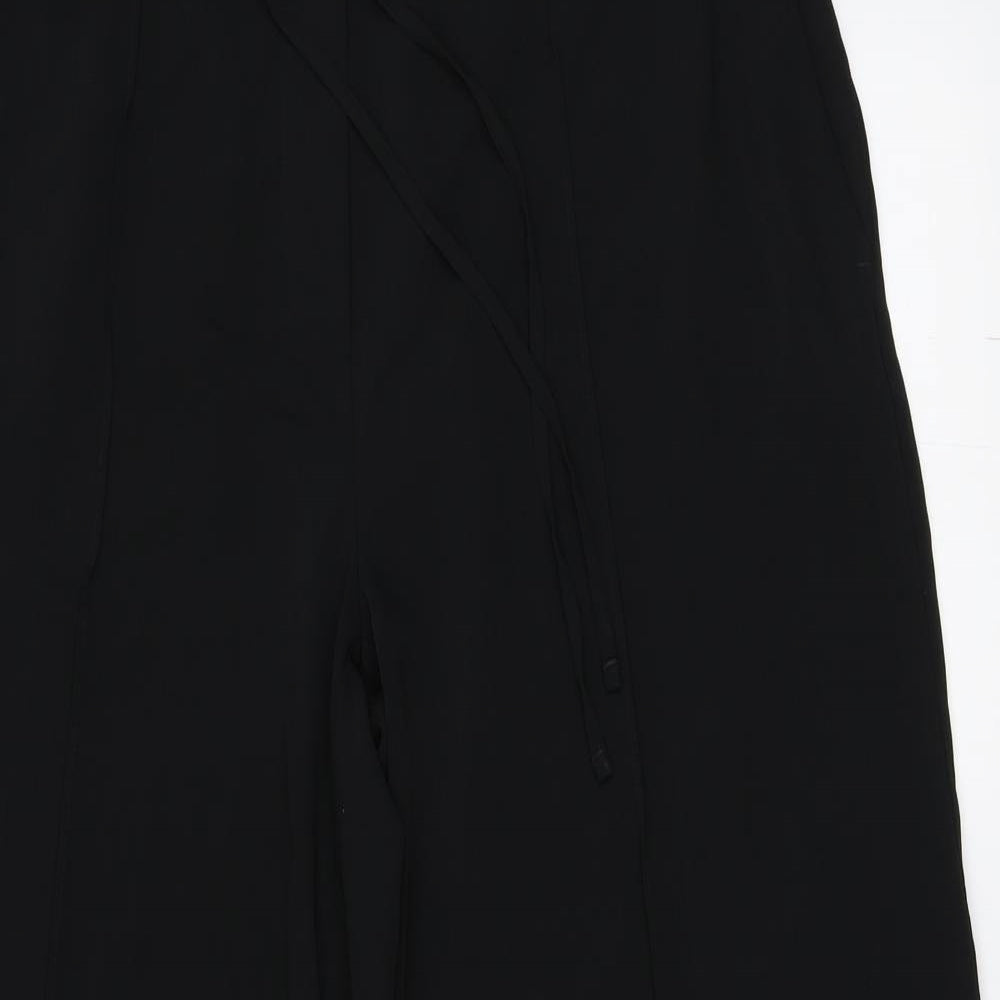 Womens UK Size 14 M&S Regular Fit  Black Trousers