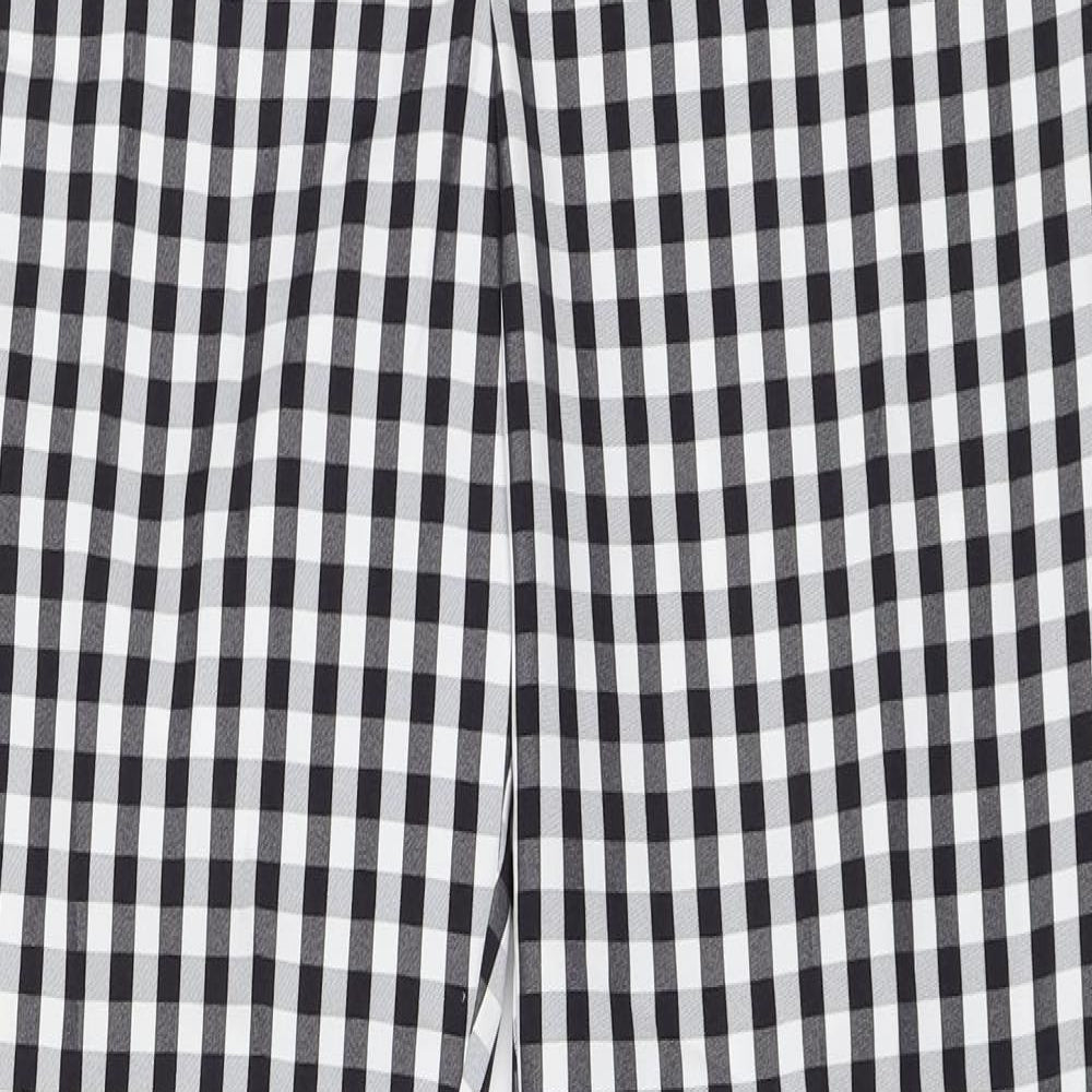 Womens UK Size 10 Peacocks Regular Fit  Black Trousers