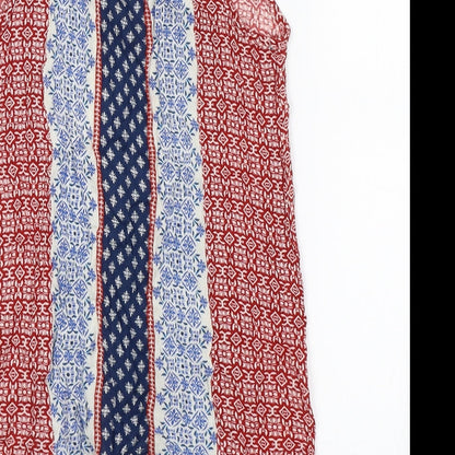 Womens UK Size 8 Atmosphere Blue Basic Blouse