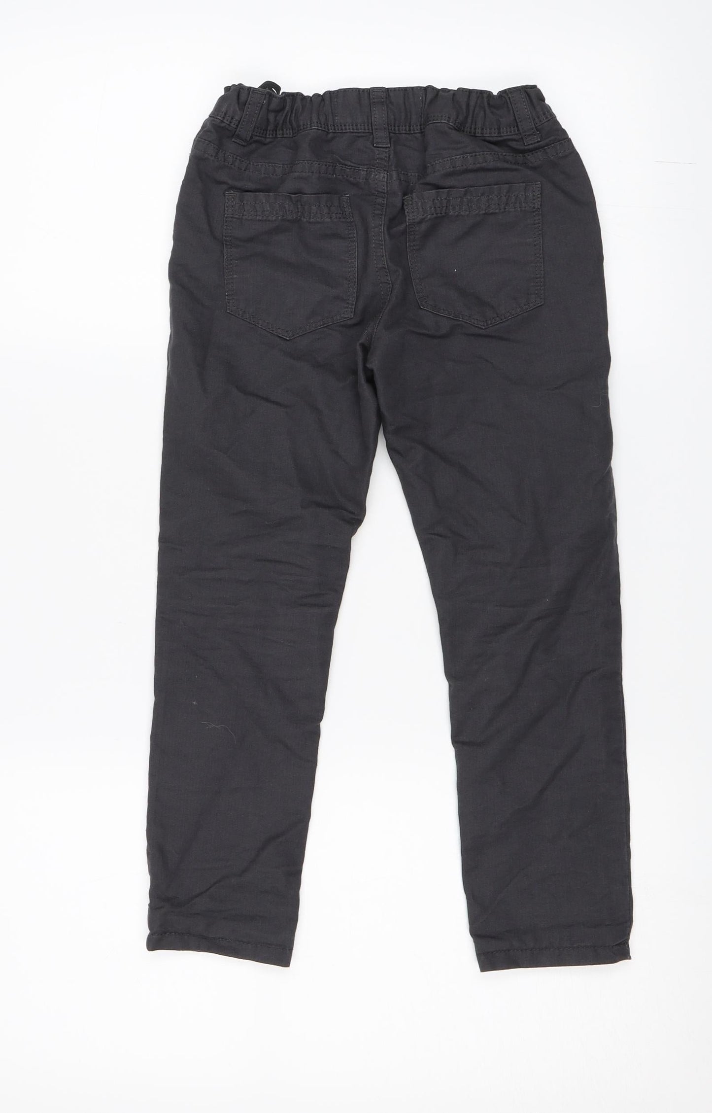 Denim and Co Girls Grey   Chino Trousers Size 6-7 Years