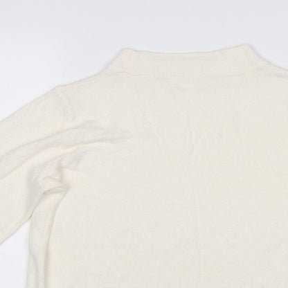 M&S Womens White   Pullover Jumper Size 10