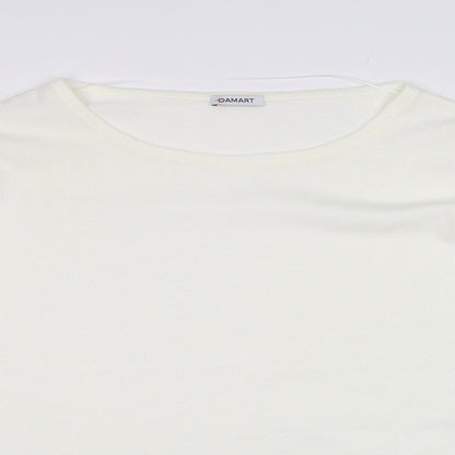 Damart Womens White   Pullover Jumper Size 18