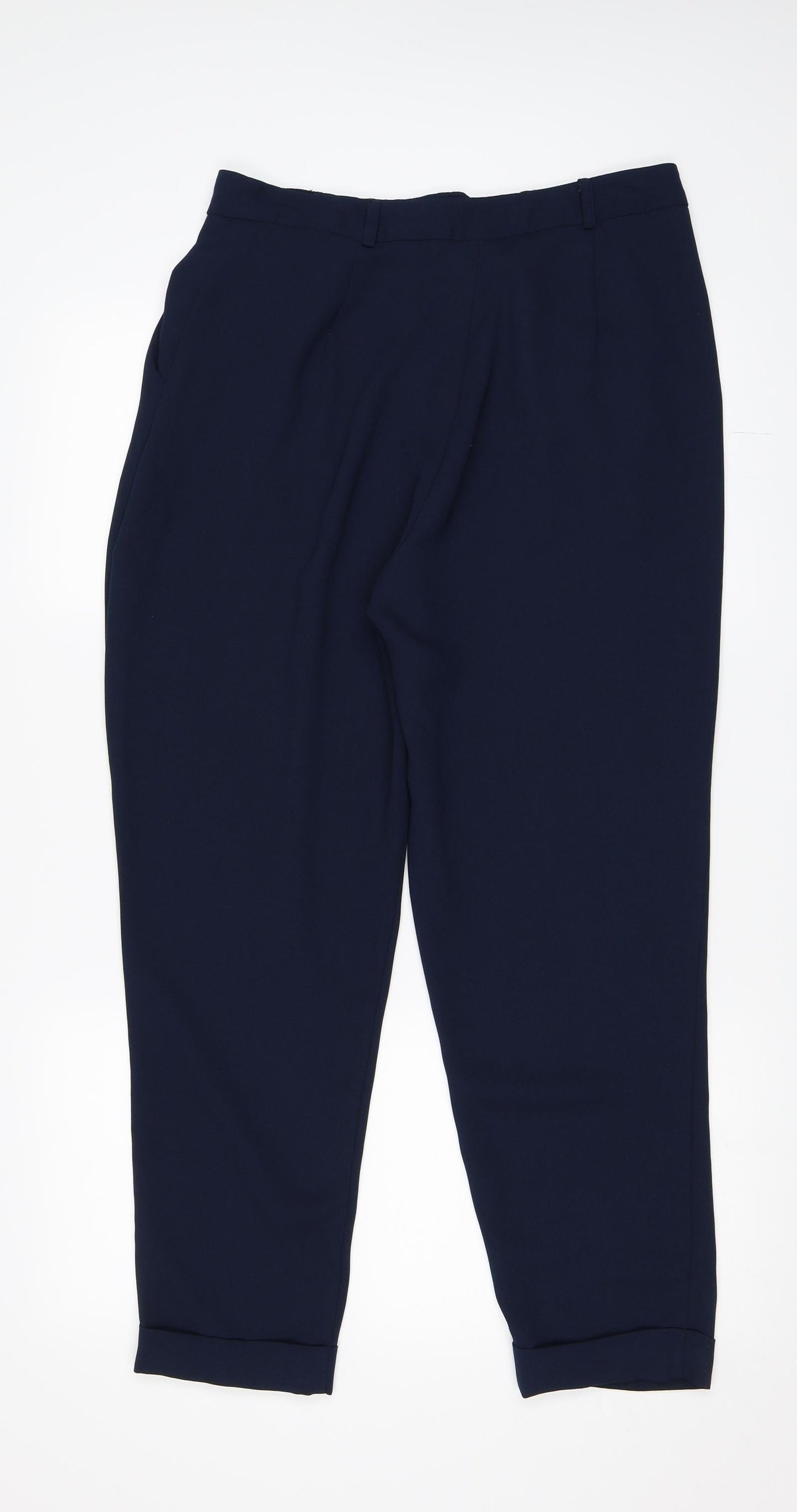 Womens UK Size 12 ASOS Regular Fit  Blue Trousers