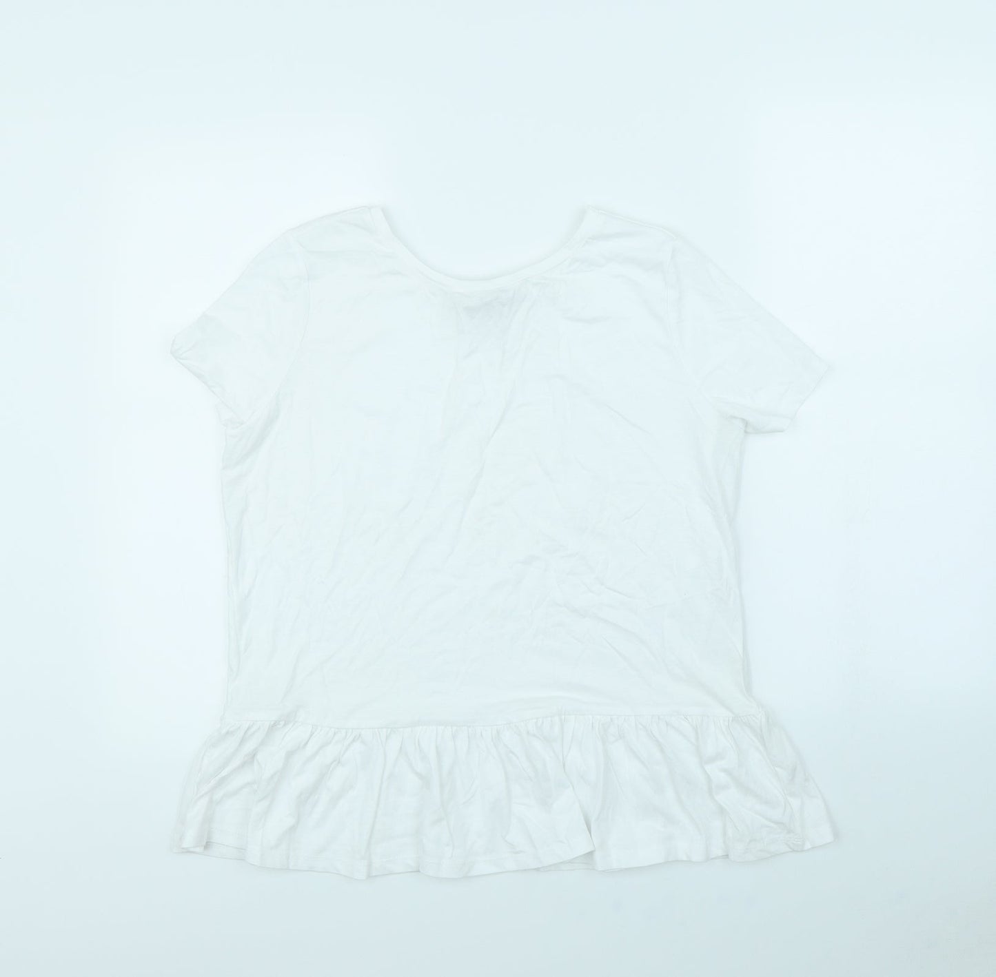 F&F Womens White   Basic Blouse Size 14