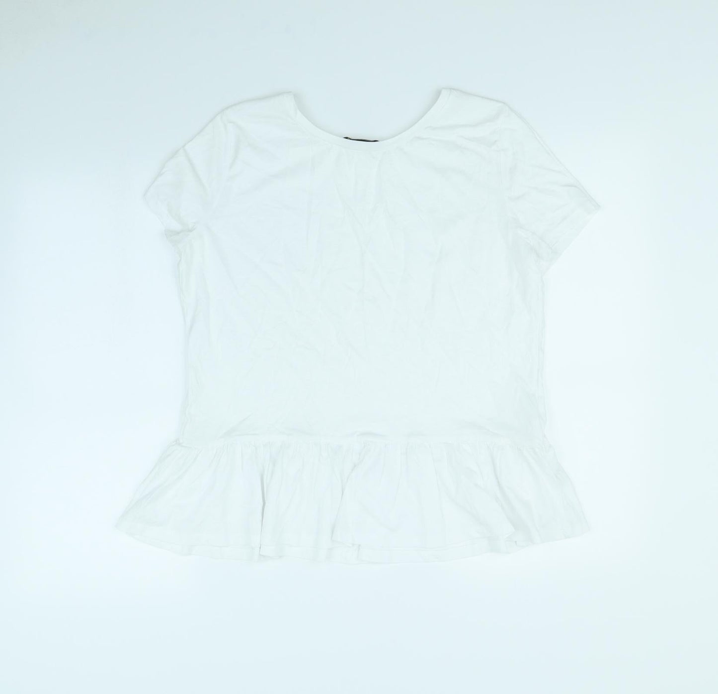 F&F Womens White   Basic Blouse Size 14