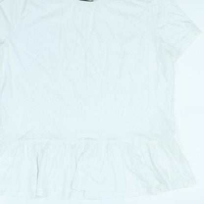 F&F Womens White   Basic Blouse Size 14