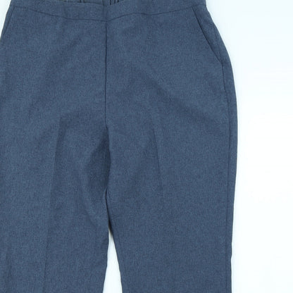 Preworn Womens Blue   Dress Pants Trousers Size 18 L30 in